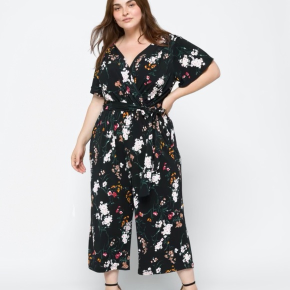 Stitch Fix Pants - Stitch Fix Floral Jumpsuit sz 3X